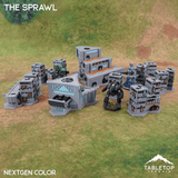 Tabletop Terrain Terrain HEXTECH The Sprawl Trinity City - 6mm