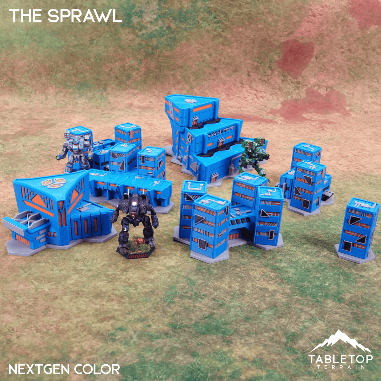 Tabletop Terrain Terrain HEXTECH The Sprawl Trinity City - 6mm