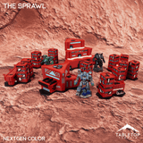 Tabletop Terrain Terrain HEXTECH The Sprawl Trinity City - 6mm