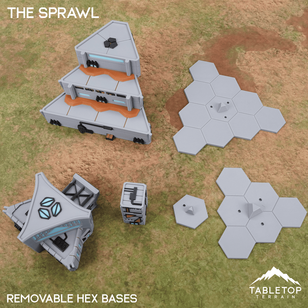 Tabletop Terrain Terrain HEXTECH The Sprawl Trinity City - 6mm