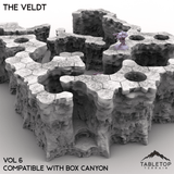 Tabletop Terrain Terrain HEXTECH The Veldt Map Hill Sets-6mm