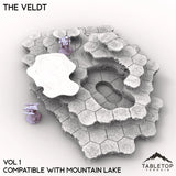 Tabletop Terrain Terrain HEXTECH The Veldt Map Hill Sets-6mm