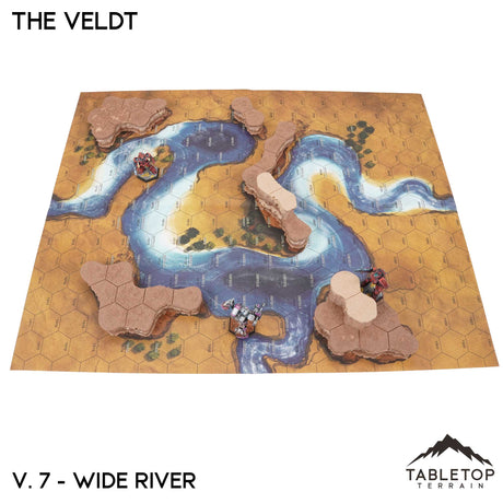 Tabletop Terrain Terrain HEXTECH The Veldt Map Hill Sets-6mm