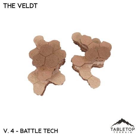 Tabletop Terrain Terrain HEXTECH The Veldt Map Hill Sets-6mm