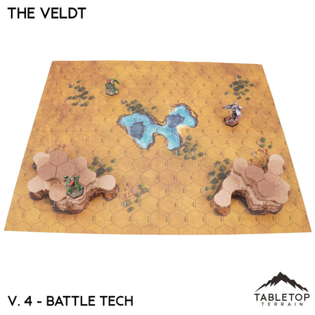 Tabletop Terrain Terrain HEXTECH The Veldt Map Hill Sets-6mm