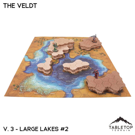 Tabletop Terrain Terrain HEXTECH The Veldt Map Hill Sets-6mm
