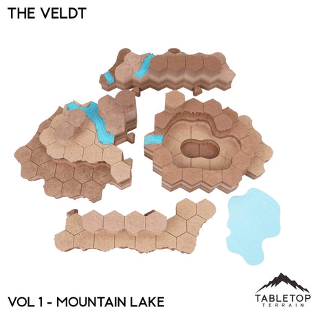 Tabletop Terrain Terrain HEXTECH The Veldt Map Hill Sets-6mm