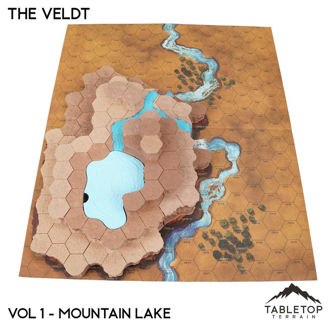 Tabletop Terrain Terrain HEXTECH The Veldt Map Hill Sets-6mm
