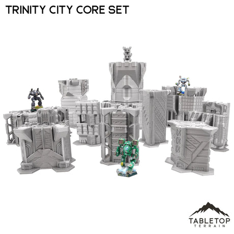 Tabletop Terrain Terrain HEXTECH Trinity City Core Set - 6mm