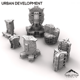 Tabletop Terrain Terrain HEXTECH Trinity City Urban Expansion - 6mm