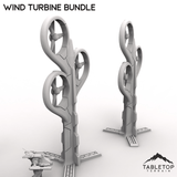 Tabletop Terrain Terrain HEXTECH Wind Turbine Bundle - Power Complex