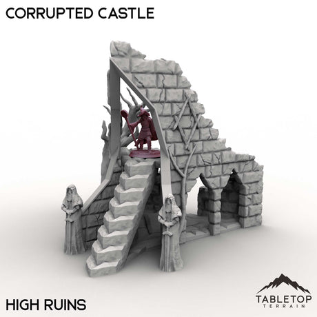 Tabletop Terrain Terrain High Ruins / 32mm Corrupted Castle