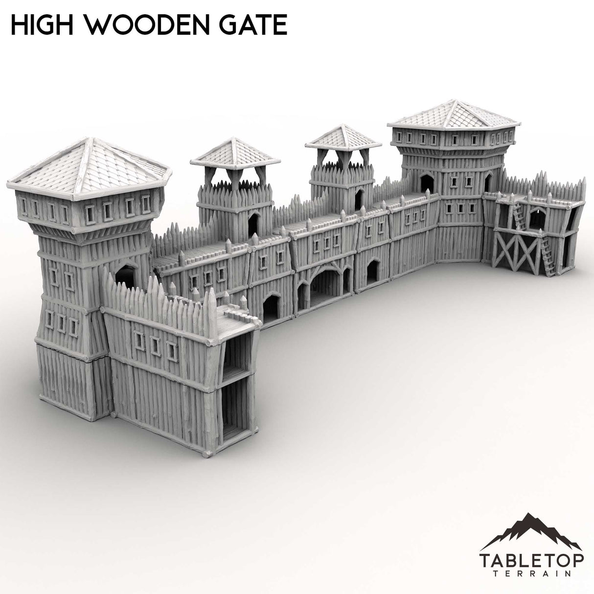 Tabletop Terrain Terrain High Wooden Gate
