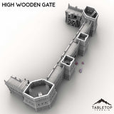 Tabletop Terrain Terrain High Wooden Gate