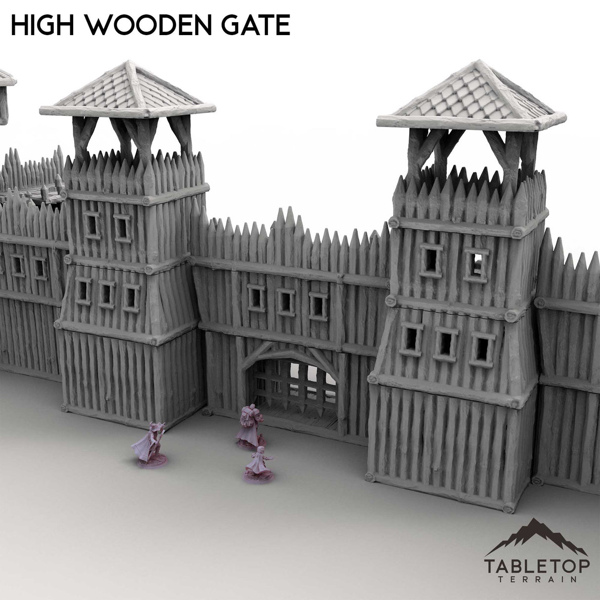 Tabletop Terrain Terrain High Wooden Gate