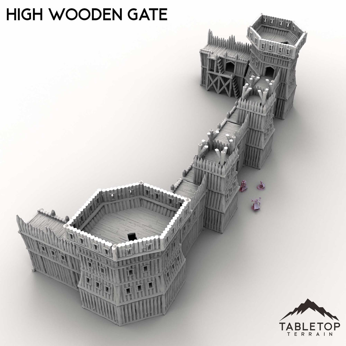 Tabletop Terrain Terrain High Wooden Gate