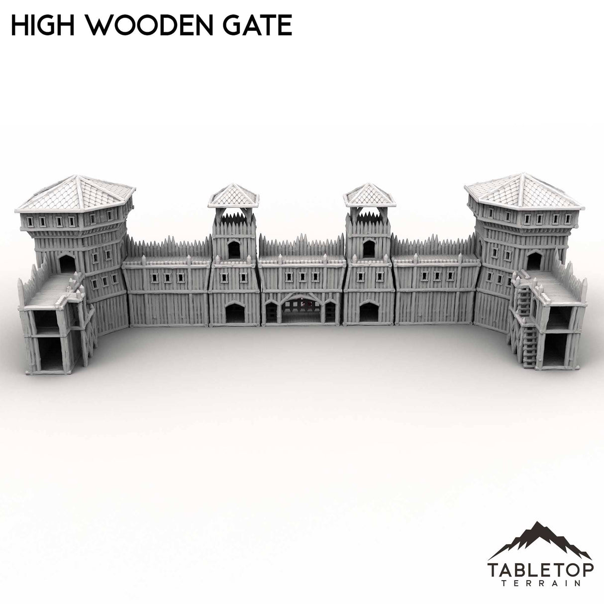 Tabletop Terrain Terrain High Wooden Gate
