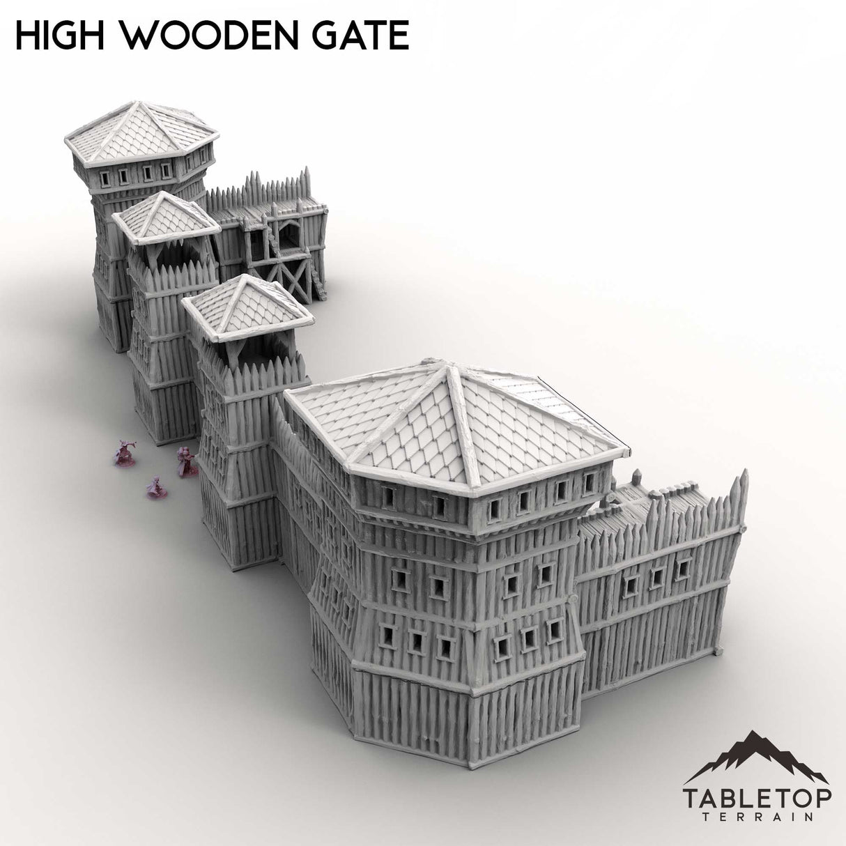 Tabletop Terrain Terrain High Wooden Gate
