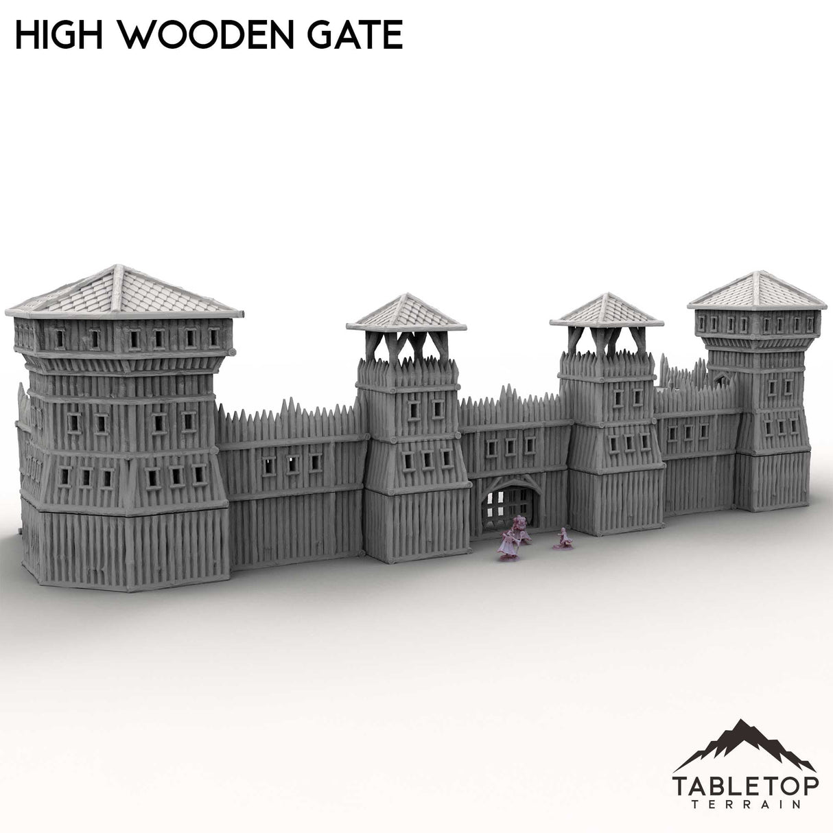 Tabletop Terrain Terrain High Wooden Gate