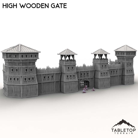 Tabletop Terrain Terrain High Wooden Gate