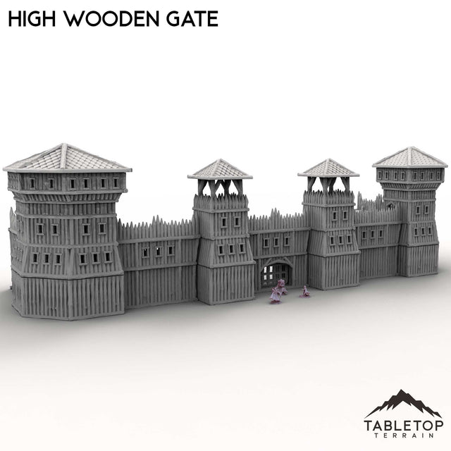 Tabletop Terrain Terrain High Wooden Gate