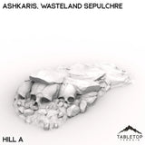 Tabletop Terrain Terrain Hill A / 28/32mm Ashkaris, Wasteland Sepulchre