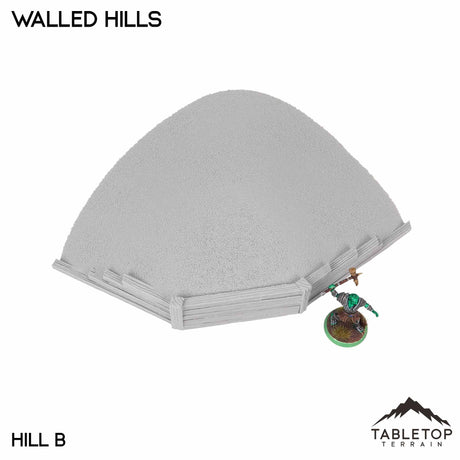 Tabletop Terrain Terrain Hill B Walled Hills Wargaming Hills