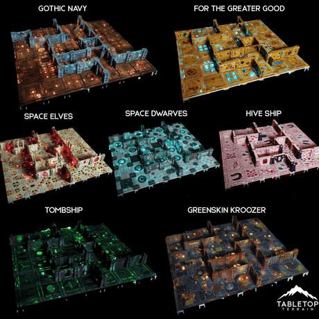 Tabletop Terrain Terrain Hive Ship Boarding Actions Compatible Terrain Set