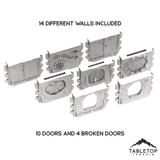 Tabletop Terrain Terrain Hive Ship Boarding Actions Compatible Terrain Set