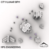 Tabletop Terrain Terrain HPG Engineering HEXTECH City/Lunar BFM - City Map Pack