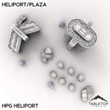 Tabletop Terrain Terrain HPG Heliport HEXTECH Heliport/Plaza - City Map Pack