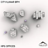 Tabletop Terrain Terrain HPG Offices HEXTECH City/Lunar BFM - City Map Pack