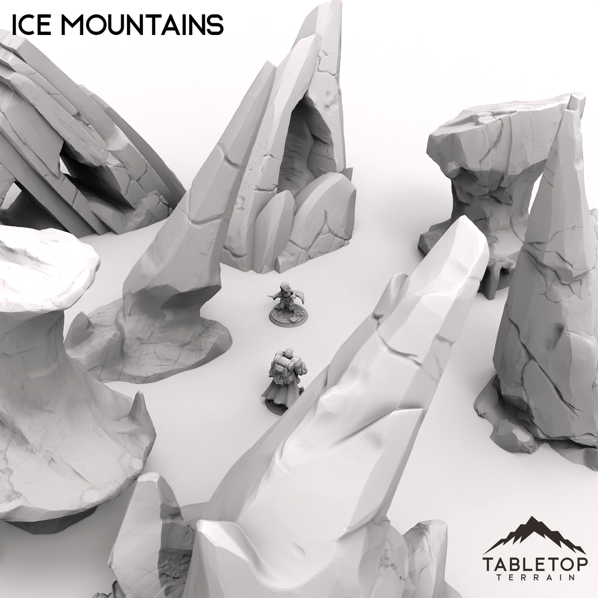 Tabletop Terrain Terrain Ice Mountains