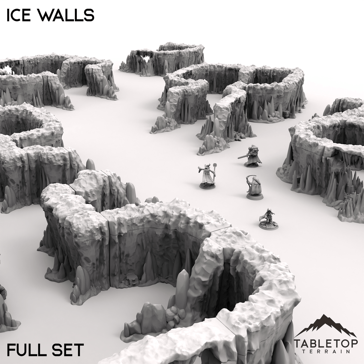 Tabletop Terrain Terrain Ice Walls