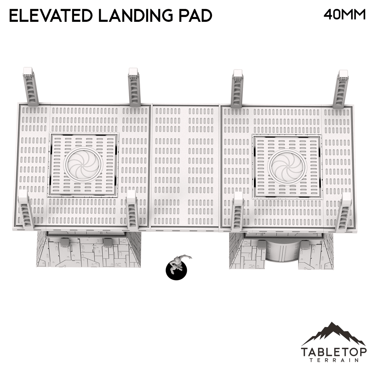 Tabletop Terrain Terrain IMP: Elevated Landing Pad