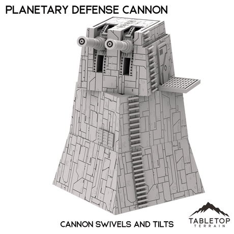 Tabletop Terrain Terrain IMP: Planetary Defense Cannon