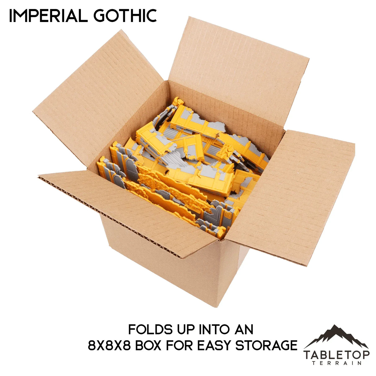 Tabletop Terrain Terrain Imperial Gothic Foldable Multicolor 10e Tournament Terrain