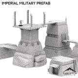 Tabletop Terrain Terrain Imperial Military Prefab Set
