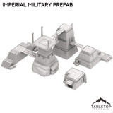 Tabletop Terrain Terrain Imperial Military Prefab Set