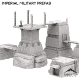 Tabletop Terrain Terrain Imperial Military Prefab Set