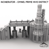 Tabletop Terrain Terrain Incinerator - Omnis, Prime Hive District