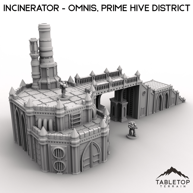 Tabletop Terrain Terrain Incinerator - Omnis, Prime Hive District