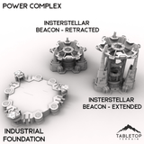 Tabletop Terrain Terrain Industrial Foundation HEXTECH Power Complex - 6mm