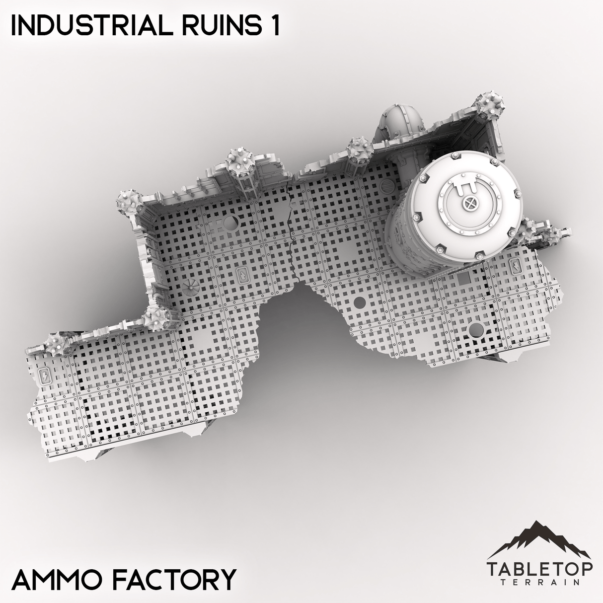 Tabletop Terrain Terrain Industrial Ruins 1
