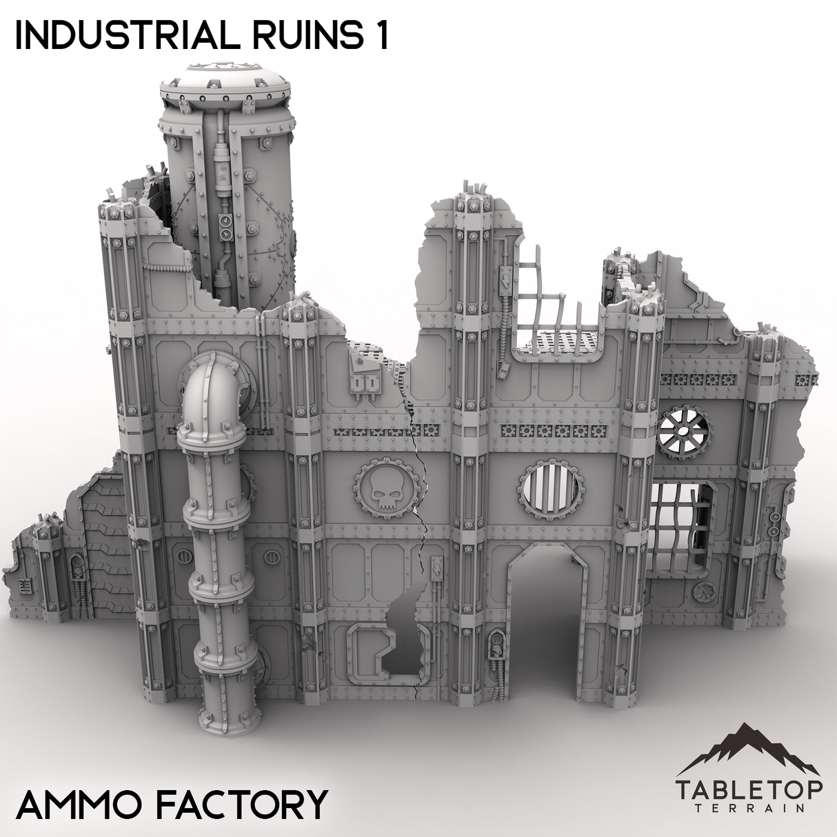 Tabletop Terrain Terrain Industrial Ruins 1