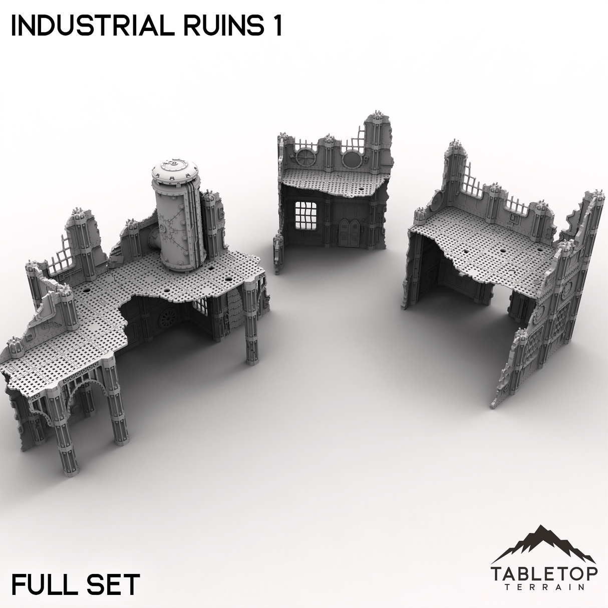 Tabletop Terrain Terrain Industrial Ruins 1