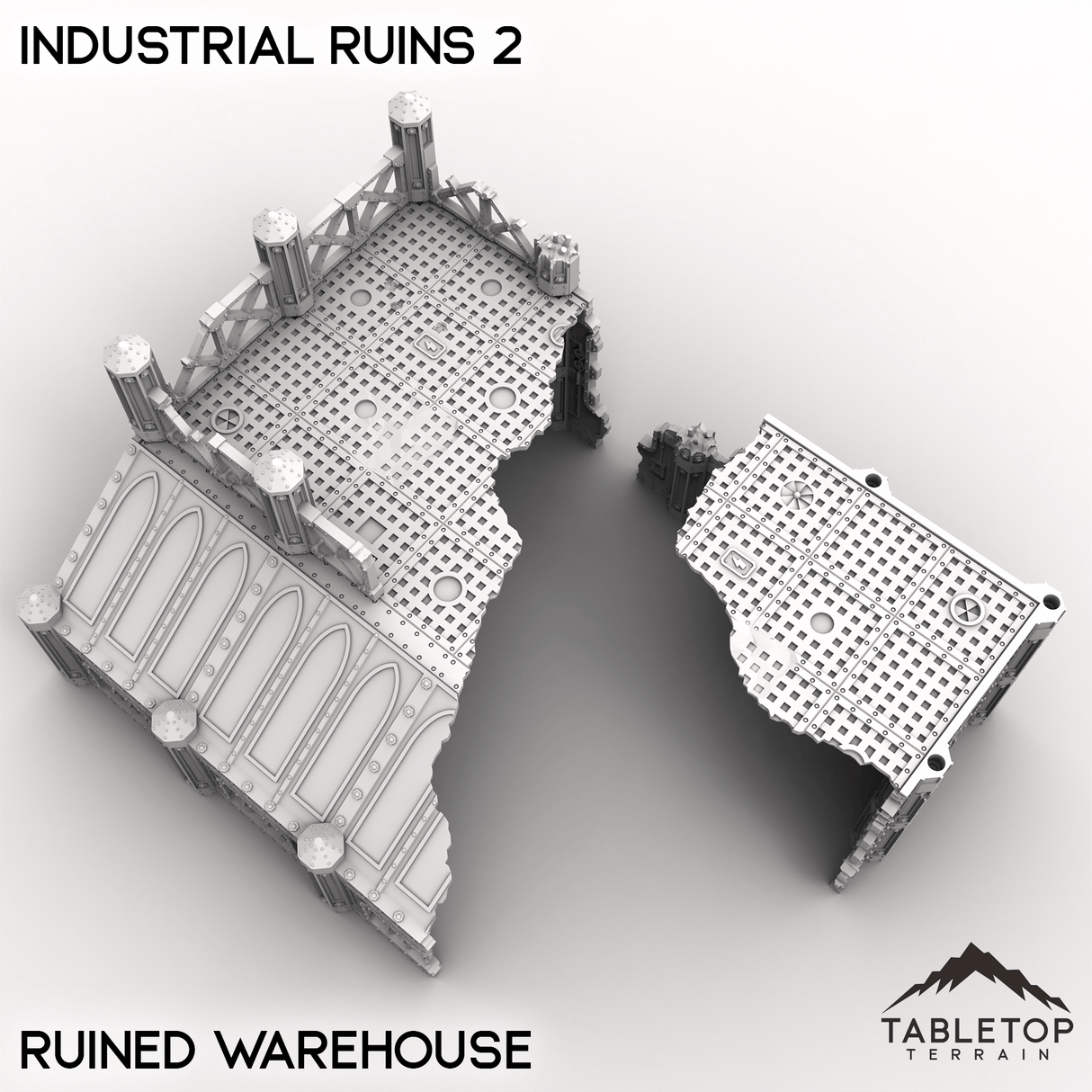 Tabletop Terrain Terrain Industrial Ruins 2