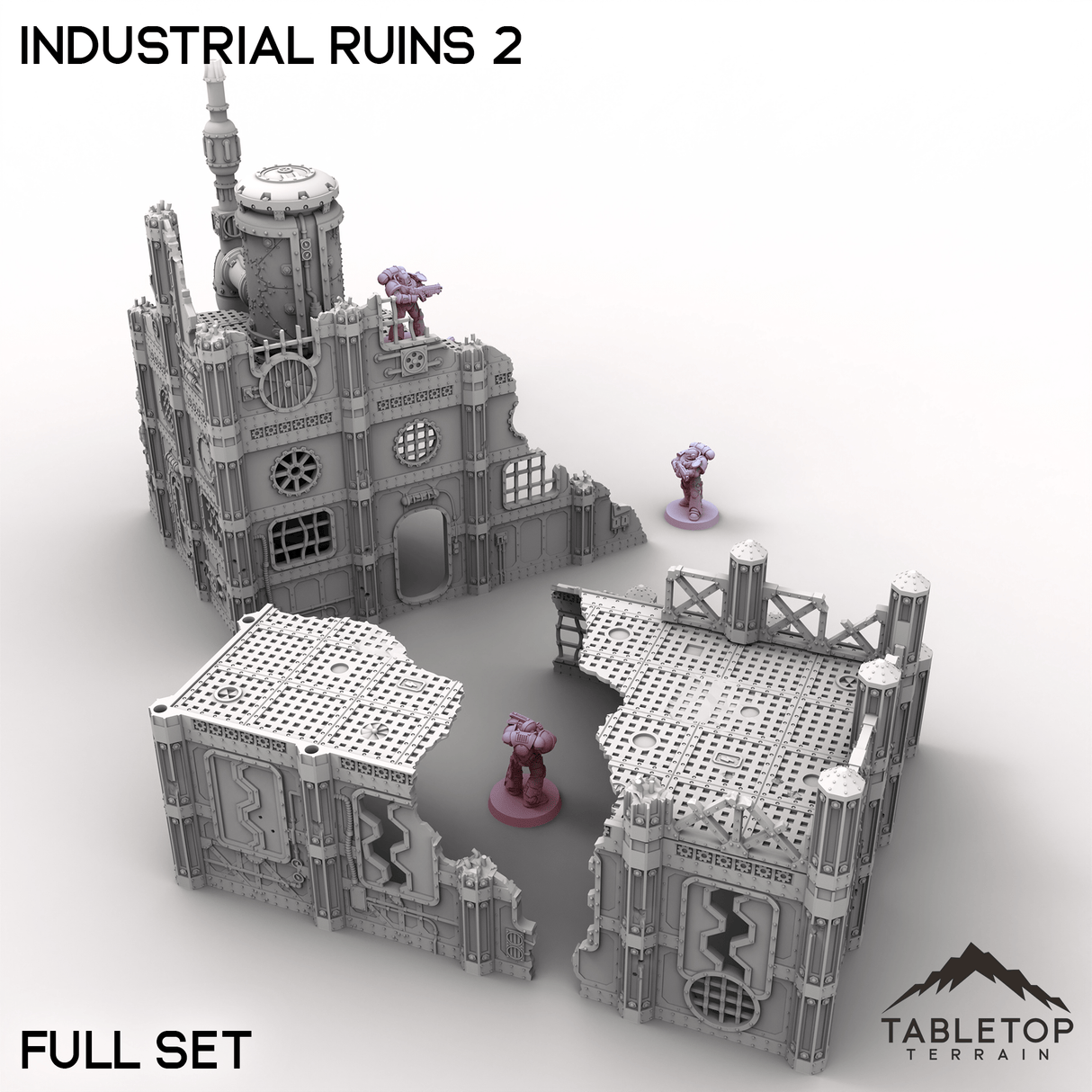 Tabletop Terrain Terrain Industrial Ruins 2