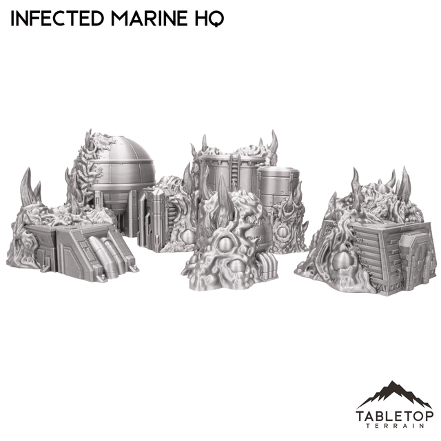 Tabletop Terrain Terrain Infected Marine HQ