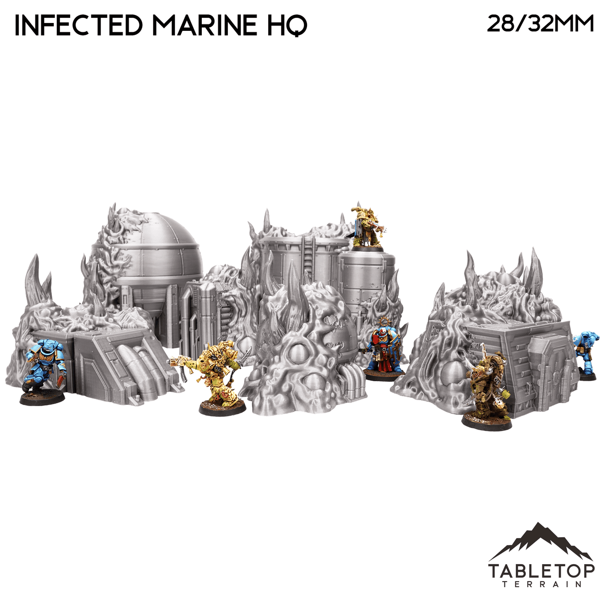 Tabletop Terrain Terrain Infected Marine HQ